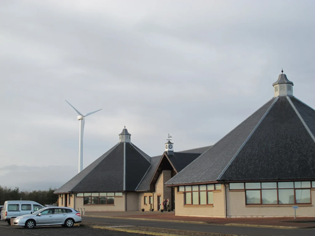 Small wind turbine Scotland at Lanark Auction Market