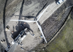 Small wind turbine in Italy at White Wind Monteleone