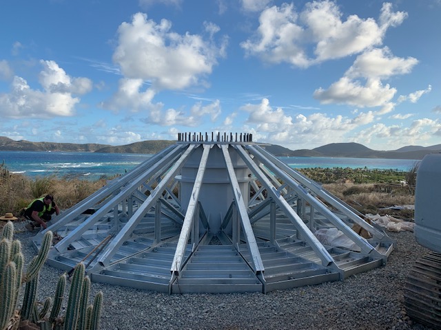 Wind Turbines for Islands: AFS 2000 ballasted foundation