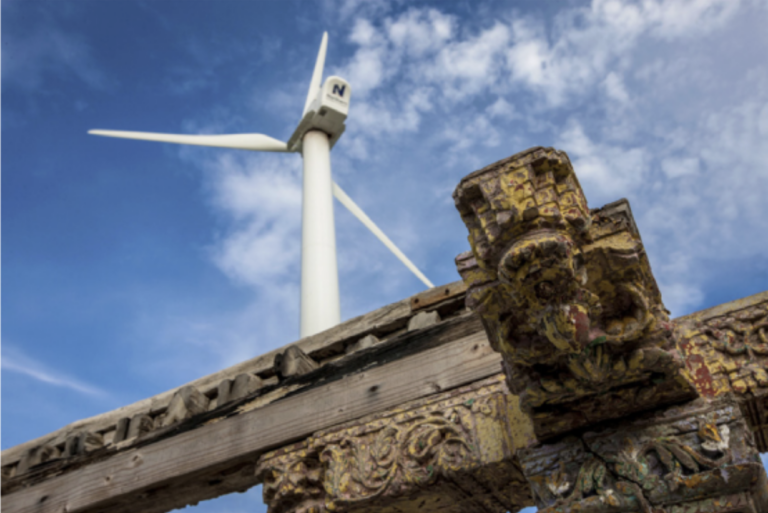renewable energy island resort at Over Yonder Cay