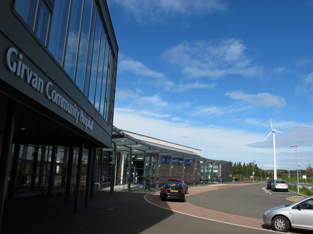 Wind energy for healthcare at Girvan Community Hospital