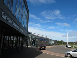 Wind energy for healthcare at Girvan Community Hospital