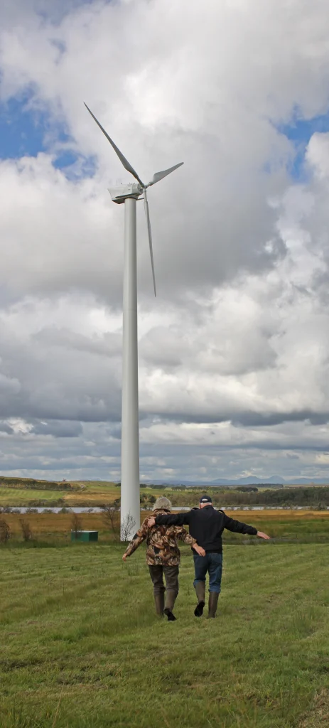 Wind turbines for farms